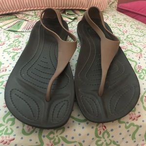 Crocs Sandals. Womens size 6. Gently worn once.